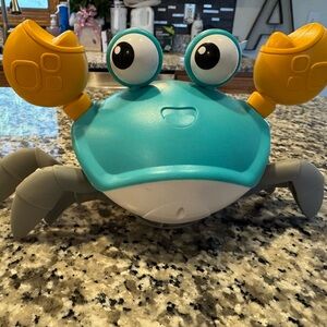 Fisher price Blue and Yellow Crab Toy